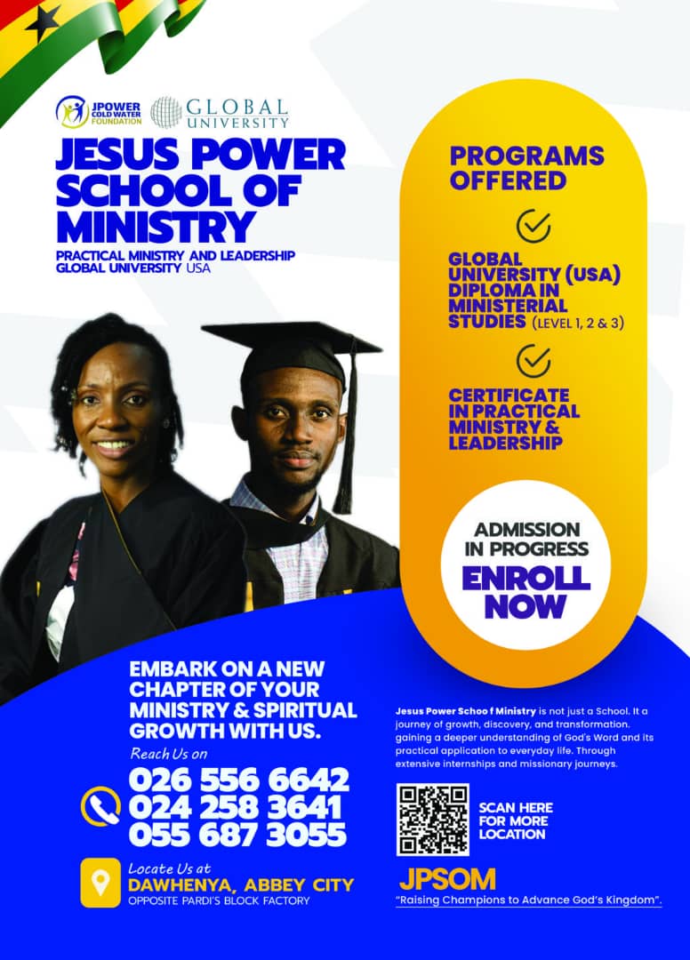 Enroll at Jesus Power School of Ministry